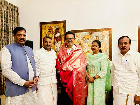 மக்களவைத் தேர்தலில் பாஜகவுடன் சமக கூட்டணி - சரத்குமார் அறிவிப்பு