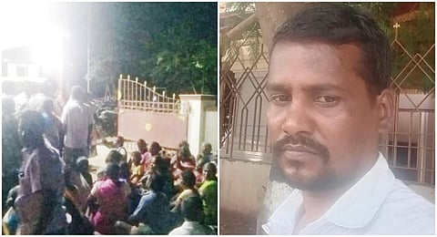 போலீஸார் தாக்கியதால் வேன் ஓட்டுநர் இறந்ததாக புகார்: சங்கரன்கோவிலில் மக்கள் சாலை மறியல்