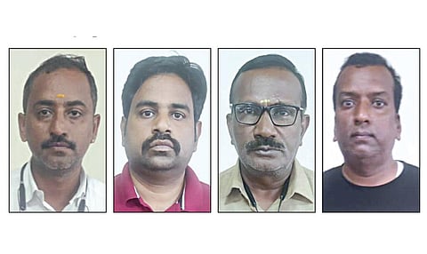 முத்துகுமார், குமார், வடிவேல், சகாதேவன்