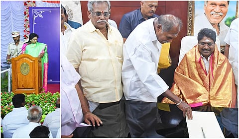 புதிய அமைச்சராக திருமுருகன் பதவி ஏற்பு
