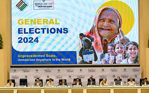 ஏப்.19 முதல் ஜூன் 1 வரை 7 கட்டங்களாக 2024 மக்களவைத் தேர்தல் - தமிழகத்தில் ஏப்.19-ல் வாக்குப் பதிவு