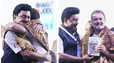 பாஜகவைவிட பெரிய ஆபத்து இந்தியாவுக்கு இல்லை: ராகுல் யாத்திரை நிறைவு கூட்டத்தில் ஸ்டாலின் குற்றச்சாட்டு