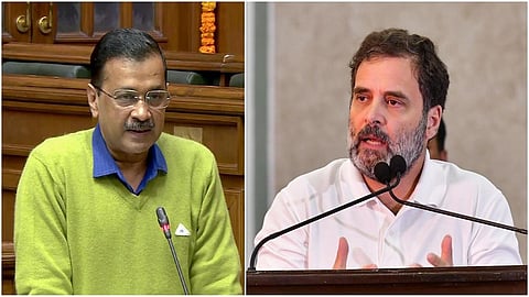 கேஜ்ரிவால் மற்றும் ராகுல் காந்தி | கோப்புப்படம்