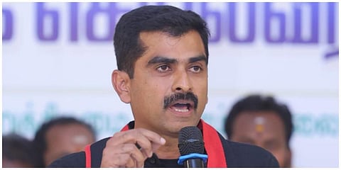 திருச்சியில் நடந்த செயல்வீரர்கள் கூட்டத்தில் பேசிய மதிமுக வேட்பாளர் துரை வைகோ