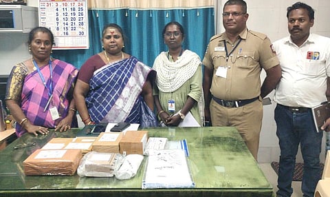விருதுநகரில் 5 கிலோ தங்க நகைகள் பறிமுதல்