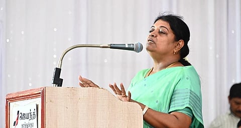 “தகுதி குறித்து பேச வேண்டாம்... கடம்பூர் ராஜுக்கு நாவடக்கம் தேவை” - அமைச்சர் கீதாஜீவன்