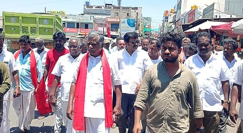 “அது நள்ளிரவுக் கூட்டணி... இது கள்ளக் கூட்டணி!” - முத்தரசன் விமர்சனம் @ ஓசூர்
