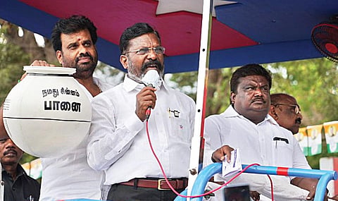 அதிமுக - பாஜக பிரிந்தது அரசியல் நாடகம்: திருமாவளவன் விமர்சனம்