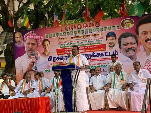 “தேர்தலுக்காகவே ராமர் கோயில் குடமுழுக்கு” - மோடி மீது செல்வப்பெருந்தகை சாடல் @ திருப்பூர்