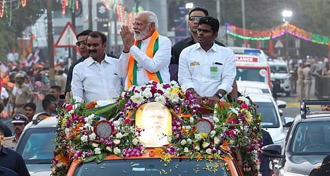 சென்னையில் நாளை பிரதமர் மோடி பிரச்சாரம்: பாண்டி பஜார் சாலையில் பிரம்மாண்ட ‘ரோடு ஷோ’