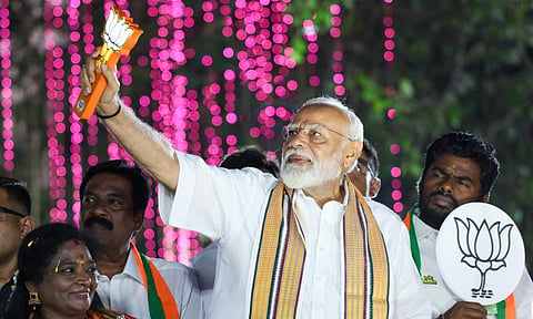 ஊழல், குடும்ப ஆட்சியை ஊக்குவிக்கும் திமுக: பிரதமர் நரேந்திர மோடி குற்றச்சாட்டு