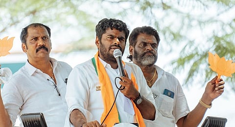 “தேர்தலுக்குப் பிறகு ஒரு திராவிட கட்சி கரைந்து போகும்” - அண்ணாமலை கணிப்பு