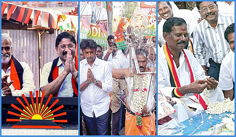 மத்திய சென்னை மக்களவை தொகுதியில் தீவிர வாக்கு சேகரிப்பில் கட்சித் தலைவர்கள்