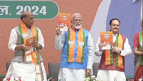 ‘மோடியின் உத்தரவாதம்’ - பாஜக தேர்தல் அறிக்கை வெளியீடு!