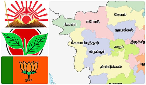 மேற்கு மண்டலத்தில் முந்துவது யார் யார்? - கள நிலவர அலசல்