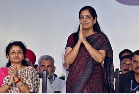 ‘‘இன்சுலின் வழங்காமல் கேஜ்ரிவாலை கொல்ல சதி’’ - ராஞ்சி கூட்டத்தில் சுனிதா கேஜ்ரிவால் குற்றச்சாட்டு