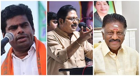 கஞ்சா தலைநகரமாக தமிழகம் மாறி இருக்கிறது: அண்ணாமலை, ஓபிஎஸ், டிடிவி தினகரன் விமர்சனம்