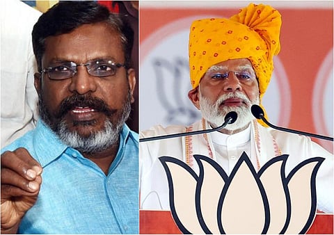“மோடி மீது சட்ட நடவடிக்கை” - தேர்தல் ஆணையத்துக்கு திருமாவளவன் வலியுறுத்தல்