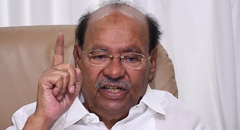 தைலாபுரம் செய்தியாளர்கள் சந்திப்பில் ராமதாஸ் | படம்: எம்.சாம்ராஜ்