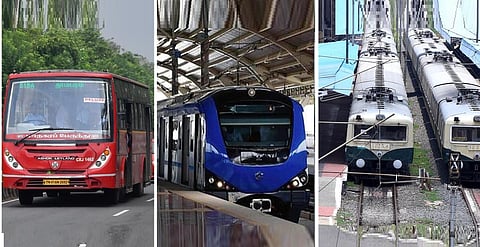 பேருந்து, மெட்ரோ, மின் ரயிலில் ஒரே டிக்கெட்டில் பயணம்: ஜூன் இறுதியில் ஒப்பந்தப்புள்ளி முடிவு