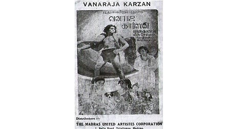 காடுகளில் உருவான முதல் தமிழ் திரைப்படம் ‘வனராஜ கார்ஸன்’