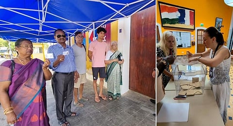 ஐரோப்பிய நாடாளுமன்ற தேர்தல்: புதுச்சேரியில் வசிக்கும் பிரெஞ்சு குடியுரிமை உள்ளோர் வாக்களிப்பு