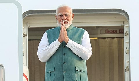 ஜி7 மாநாட்டில் பங்கேற்க இத்தாலி சென்றார் பிரதமர் நரேந்திர மோடி