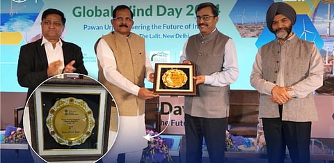 காற்றாலை மின் நிலையங்கள் அதிகமாக அமைப்பு: தமிழகத்துக்கு மத்திய அரசு விருது