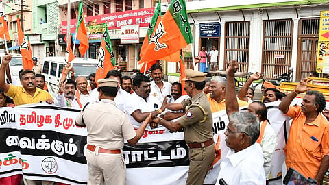 கள்ளக்குறிச்சி விவகாரம்: தடையை மீறி சென்னையில் போராடிய பாஜகவினர் 650 பேர் மீது வழக்கு