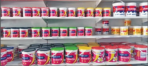 அழகிய தமிழ்ப் பெயருடன் பெயிண்ட் ரகங்கள் - திருப்பூர்காரர் அசத்தல்