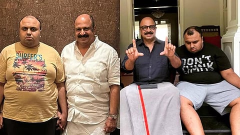 நடிகர் சித்திக் மற்றும் அவரது மகன் ரஷீன்