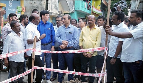 அதிகாரிகள் ஆய்வு