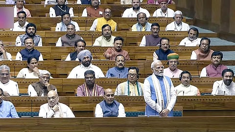 காங்கிரஸ் ஒரு ஒட்டுண்ணி கட்சி: மக்களவையில் பிரதமர் மோடி கடும் விமர்சனம்