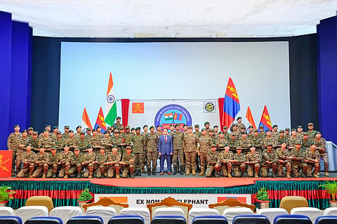 மேகாலயாவில் தொடங்கியது இந்தியா - மங்கோலியா கூட்டு ராணுவப் பயிற்சி