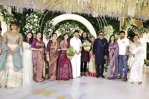வரலட்சுமி சரத்குமார் திருமண வரவேற்பு: முதல்வர் ஸ்டாலின், பிரபலங்கள் நேரில் வாழ்த்து