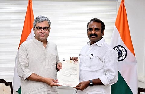 மேட்டுப்பாளையம் - கோவை இடையே இரட்டை இருப்புப் பாதை: ரயில்வே அமைச்சரிடம் எல் முருகன் கோரிக்கை