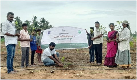வன மகோத்சவம்: காவேரி கூக்குரல் சார்பில் 1.52 லட்சம் மரக்கன்றுகள் நடவு