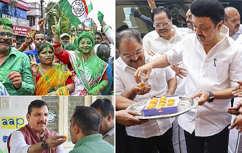 13-ல் இண்டியா கூட்டணி 10, பாஜக 2 இடங்களில் வெற்றி - 7 மாநில சட்டப்பேரவை இடைத்தேர்தல் முடிவுகள்