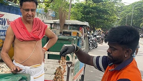 தூய்மைப் பணியாளர் அந்தோணி சாமி