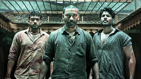 ராயன் படத்தில் காளிதாஸ் ஜெயராம், தனுஷ், சந்தீப் கிஷண்