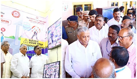 மத்திய அமைச்சர் சோமண்ணா ஆய்வு