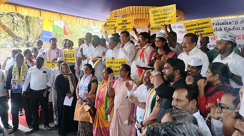 “கேஜ்ரிவாலை விடுவிக்கும் வரை நாம் ஓயவே கூடாது” - ஆர்.எஸ்.பாரதி பேச்சு