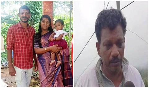 உயிரிழந்த கவுசல்யா (இடதுபுறம்) | தந்தை ரவிச்சந்திரன் (வலது புறம்)