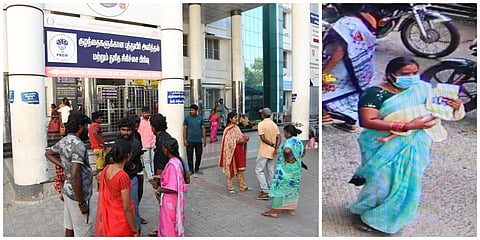 சேலம் அரசு மோகன் குமாரமங்கலம் மருத்துவக்கல்லூரி மருத்துவமனையில் உள்ள மகப்பேறு பிரிவிலிருந்து குழந்தையை கடத்திச்சென்ற பெண் கைது செய்யப்பட்டார் | படங்கள்: எஸ்.குரு பிரசாத்
