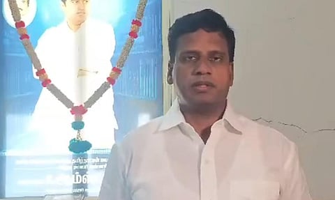 பகுஜன் சமாஜ் கட்சியின் மாநிலத் தலைவர் பி.ஆனந்தன்