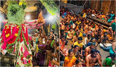 திருச்செந்தூர் சுப்பிரமணியசுவாமி கோயிலில் ஆவணித் திருவிழா கொடியேற்றத்துடன் தொடக்கம்