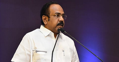 திருவனந்தபுரத்தில் நடந்த 16-வது நிதிக்குழு தொடர்பான மாநில நிதியமைச்சர்கள் கூட்டத்தில் தமிழக நிதியமைச்சர் தங்கம் தென்னரசு உரையாற்றினார்.