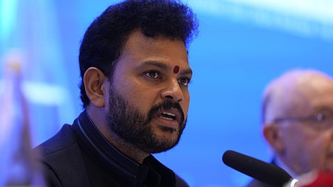 இந்திய சிவில் விமான போக்குவரத்துத் துறை அமைச்சர் ராம்மோகன் நாயுடு