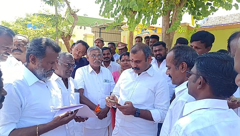 கொல்லங்குடியில் பாஜக சார்பில் புதிய உறுப்பினர்கள் சேர்க்கை முகாமில் பங்கேற்ற மத்திய இணை அமைச்சர் எல்.முருகன்