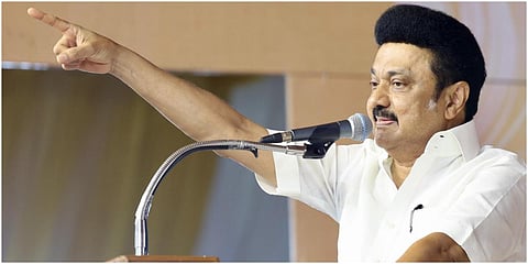 சென்னையில் நடந்த திமுக முப்பெரும் விழாவில் தமிழக முதல்வர் மு.க.ஸ்டாலின் உரையாற்றினார்.